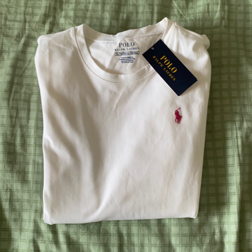 Ralph Lauren white long sleeved shirt